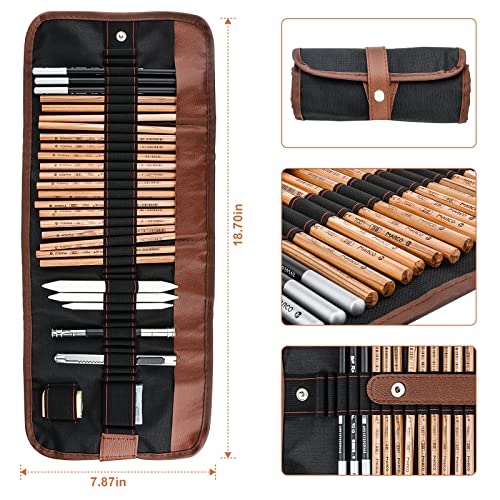 YunQiDeer Drawing Pencils Sketch Kit for Kids Adults