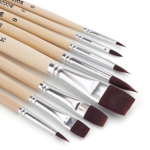 Professional Paintbrush Set for Watercolor, Oil, Acrylic Painting