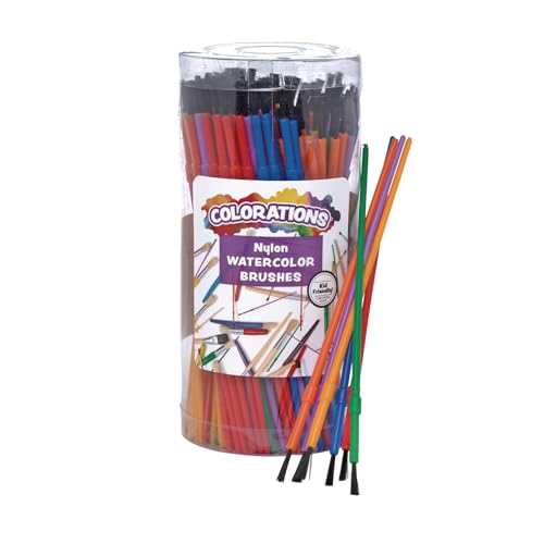Colorations - 144WB Paint Brushes Set, Nylon Bristles