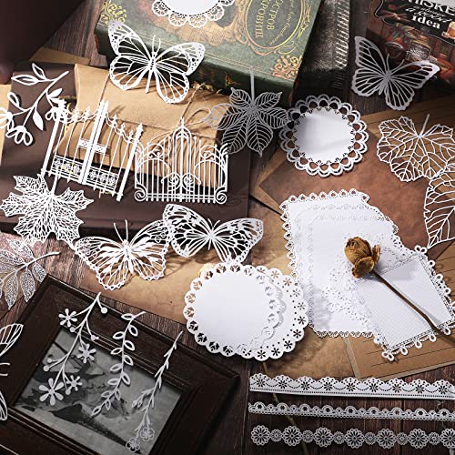 Vintage Scrapbook Paper Lace for DIY Craft Album