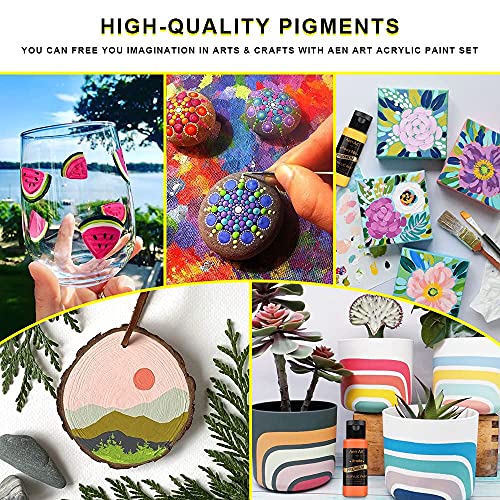 24-Color Aen Art Acrylic Paint Set for Artists