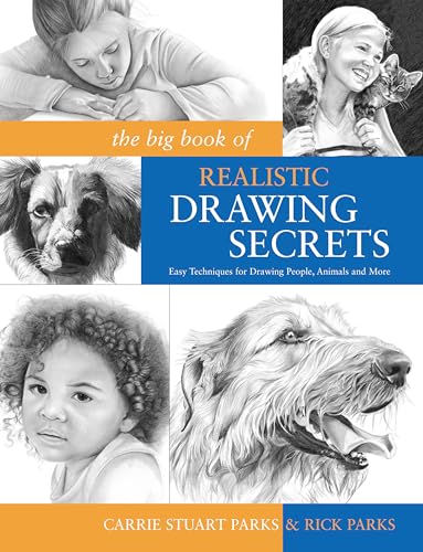 Realistic Drawing Secrets Book: Easy Techniques for Animals, People