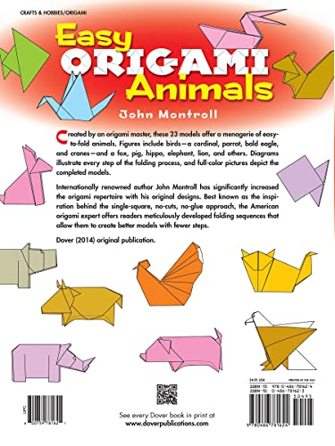 Origami Animals Book: Easy DIY Projects