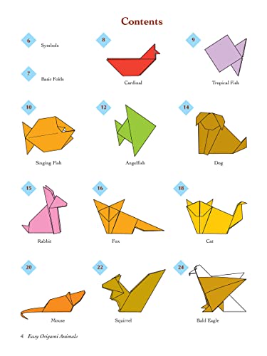 Origami Animals Book: Easy DIY Projects