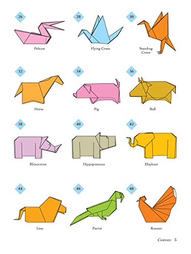 Origami Animals Book: Easy DIY Projects