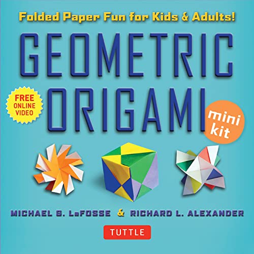Origami Kit with Book, Papers, Videos: Fun for All!
