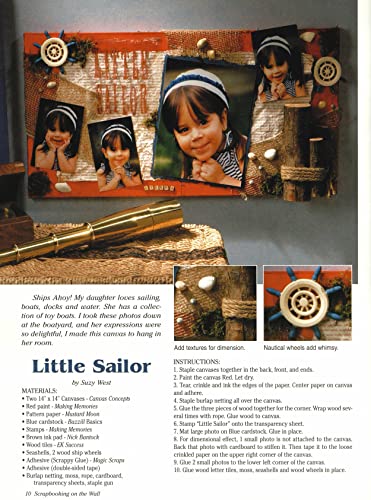 Wall Scrapbooking Design Book