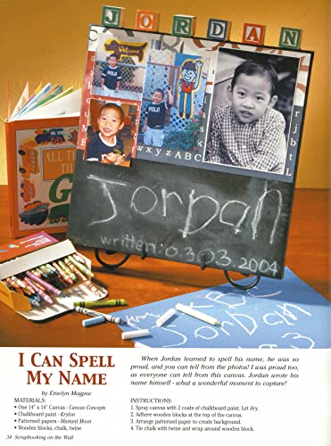 Wall Scrapbooking Design Book