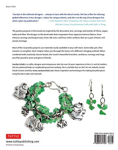 Beaded Jewelry inspired by Chinese, Japanese, Indian and Tibetan Arts