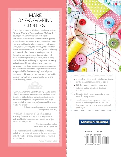 Complete Sewing Guide for Clothing: Zippers, Notions, Patterns