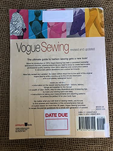 Vogue Sewing, Updated Edition