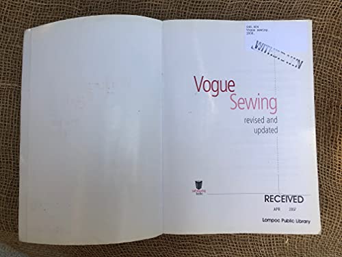 Vogue Sewing, Updated Edition