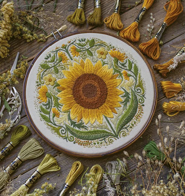 Thread Painting: Seasonal Embroidery Guide