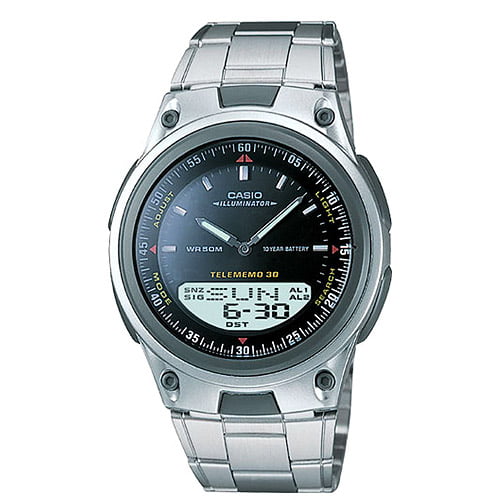 Casio Databank sport watch, black dial