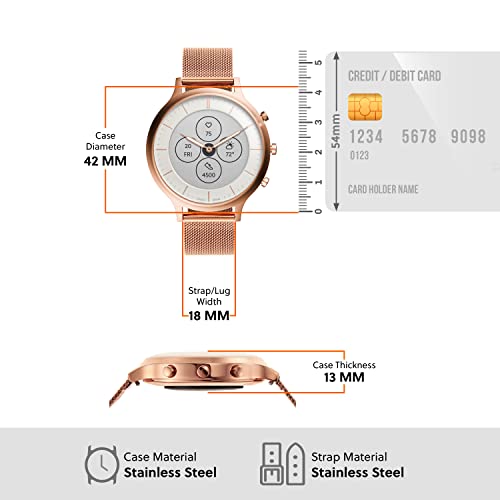 Fossil Hybrid Smartwatch, Rose Gold (42mm)