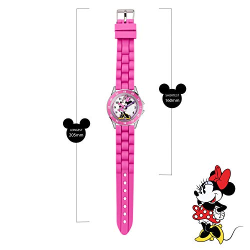 Minnie Mouse Pink Analog Time-Teacher Watch