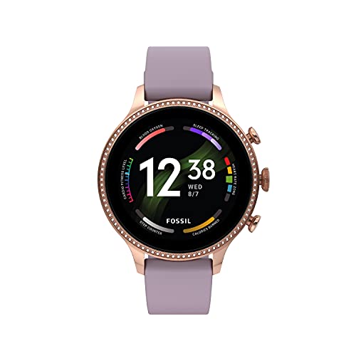 Fossil Women's Touchscreen Smart Watch - Rose Gold/Purple