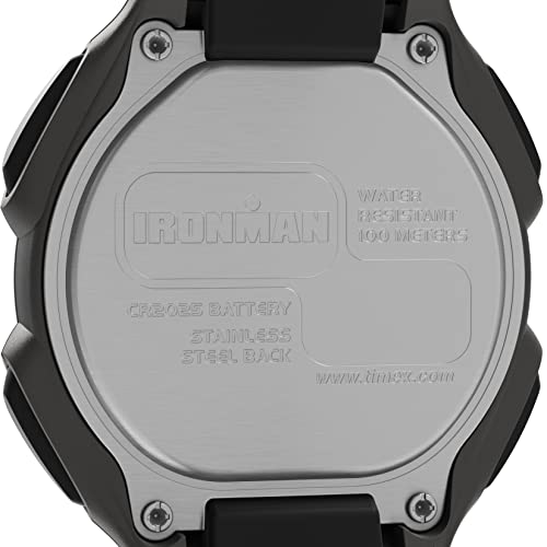 Timex Ironman Classic 30 Watch, Gray/Black/Orange Accent