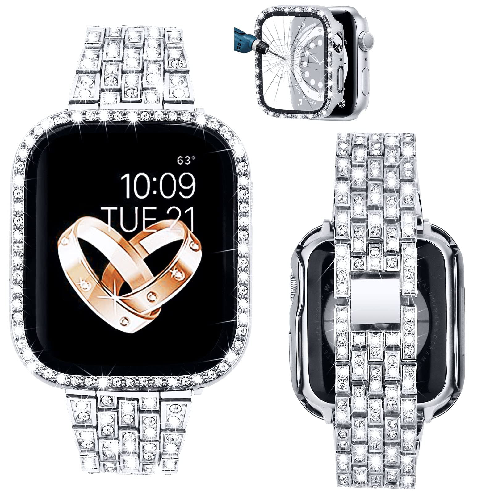 Jewelry Bling Diamond Apple Watch Band