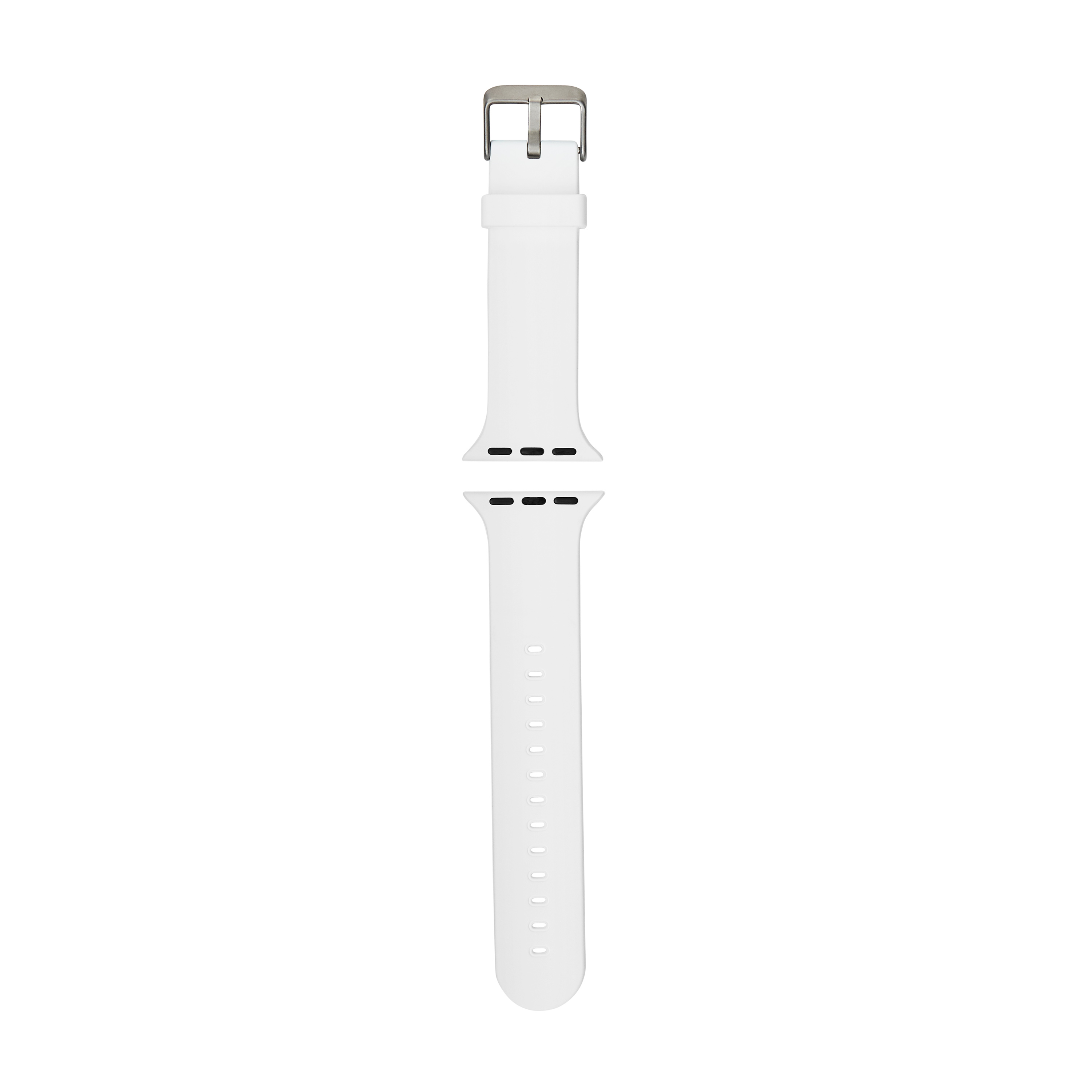 onn. Silicone Band for 38/40/41mm Apple Watch®, White