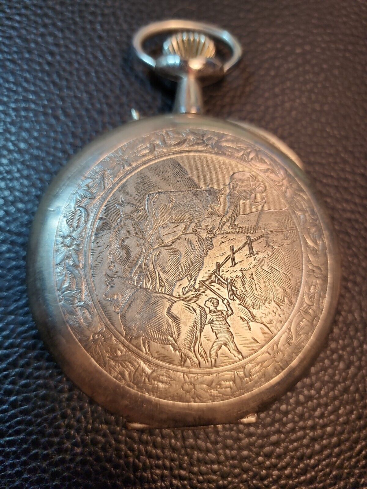 vintage very large pocket watch