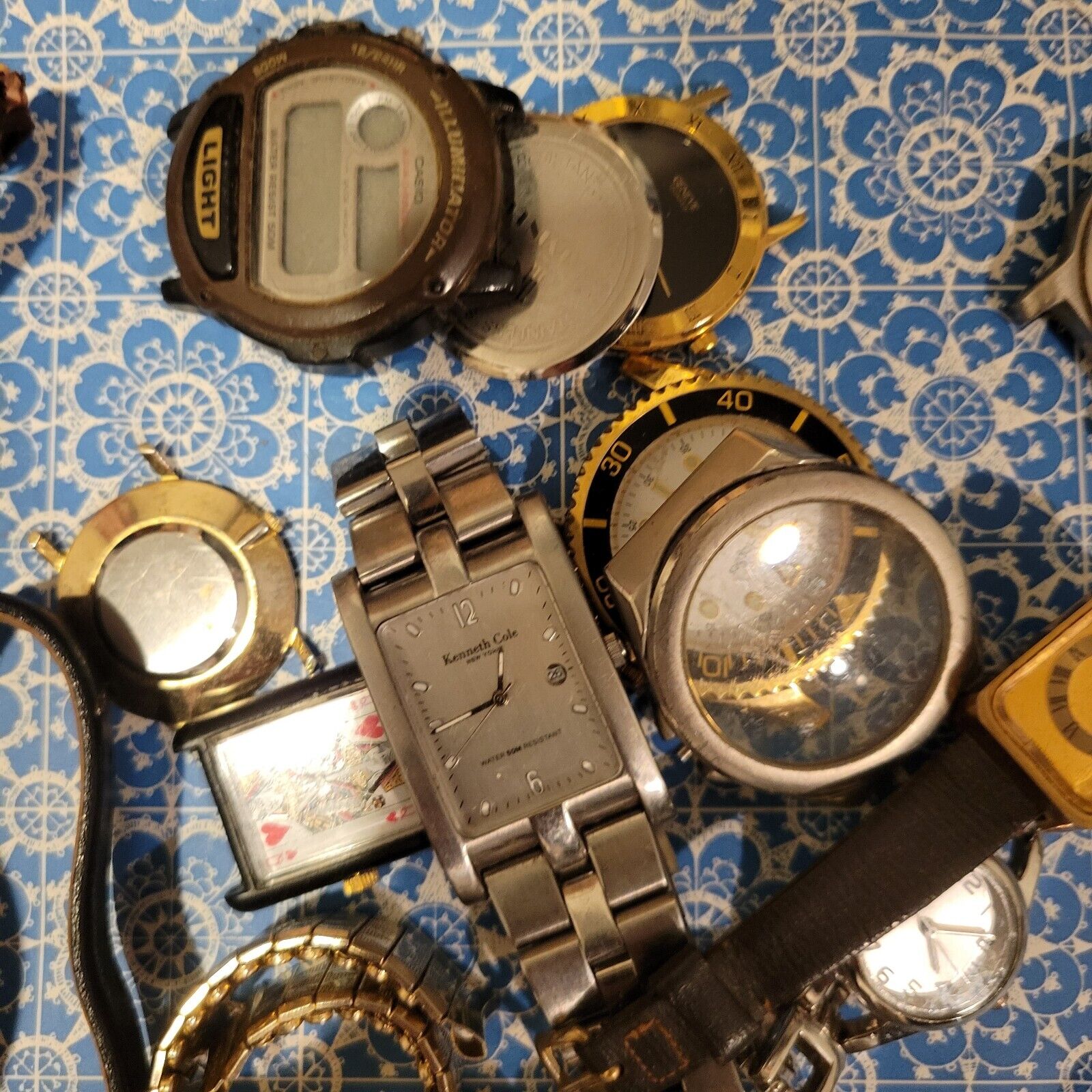 Vintage Watches Lot For Parts Or Repair