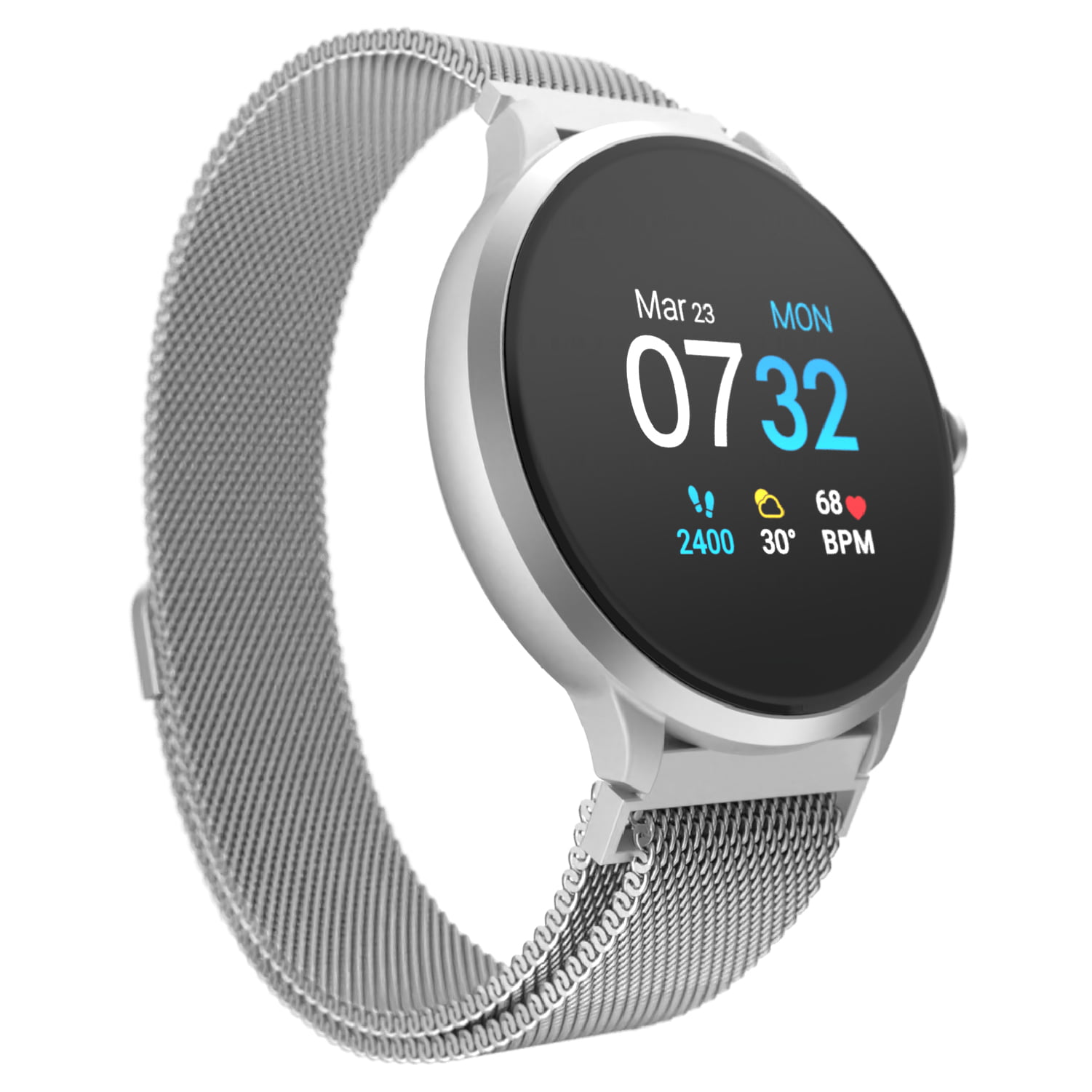iTouch Sport 3 Smart Watch - Silver Mesh