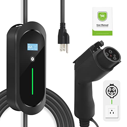 Portable Level 1 EV Charger 16A 25FT