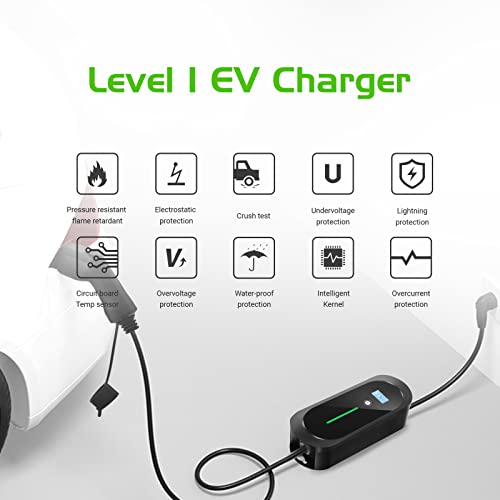 Portable Level 1 EV Charger 16A 25FT