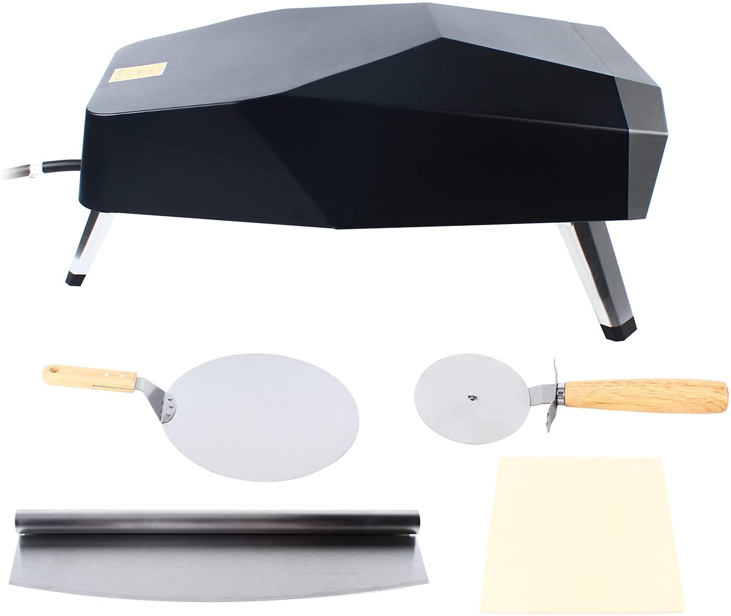 Portable Outdoor Pizza Oven with Pizza Shovel