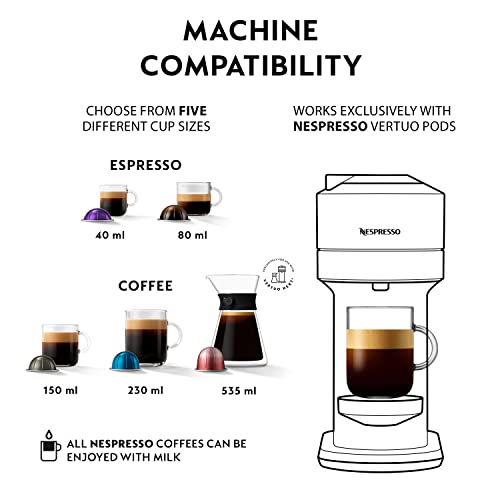 Nespresso Vertuo Next 11719 Coffee Machine, Matt Black