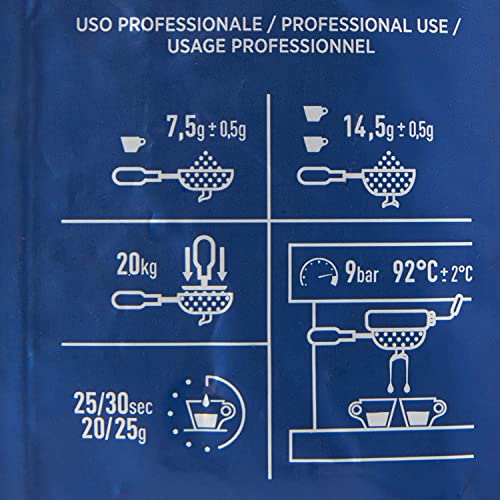Lavazza Espresso Crema E Aroma Coffee Beans 1Kg (2-Pack)