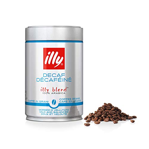 illy Decaf Coffee Beans, Med. Roast, 250g