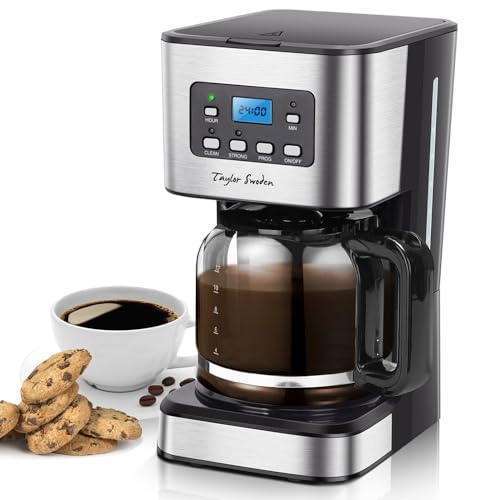 Taylor Swoden Drip Coffee Maker, Programmable 24hr Timer
