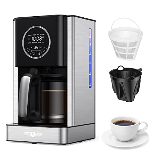 12-Cup Programmable Coffee Maker with Brew Control