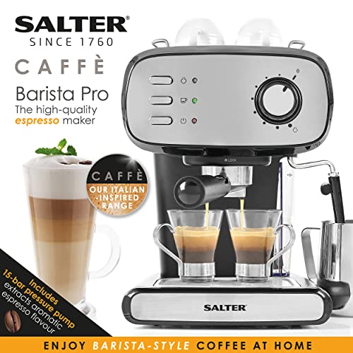Salter EK4369 Caffé Barista Pro Espressokocher - 15 Bar