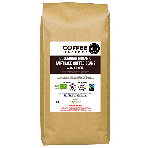 Colombian Organic Coffee Beans - Fairtrade 1kg