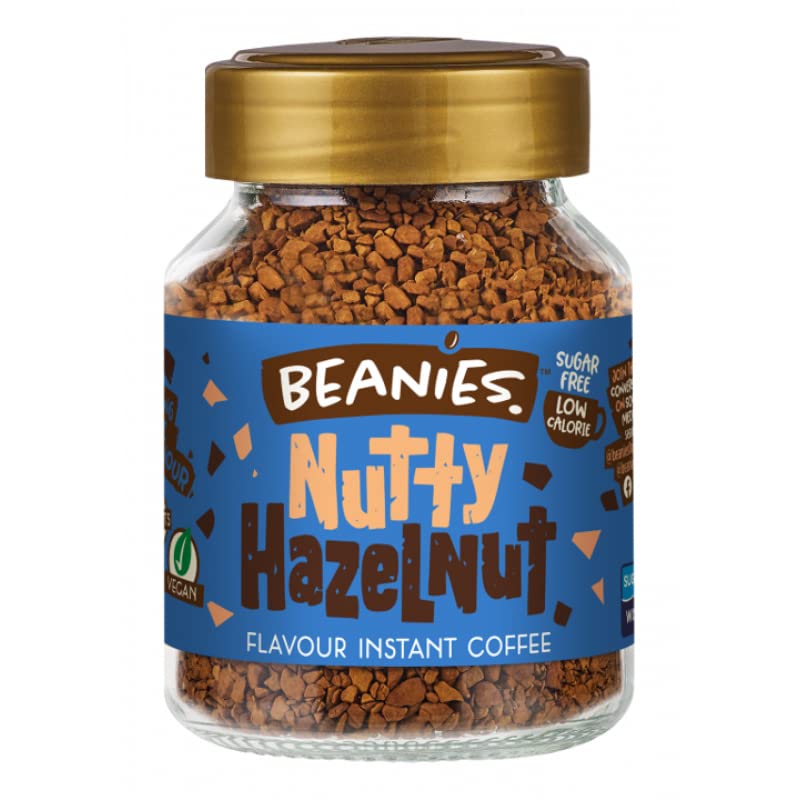 Beanies Nutty Hazelnut Instant Coffee - 6 Jars