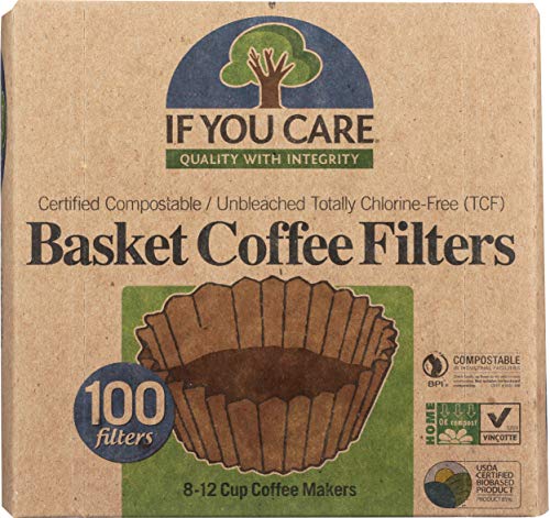Eco-friendly Basket Coffee Filter for 8-12 Cup Drip Coffee Makers