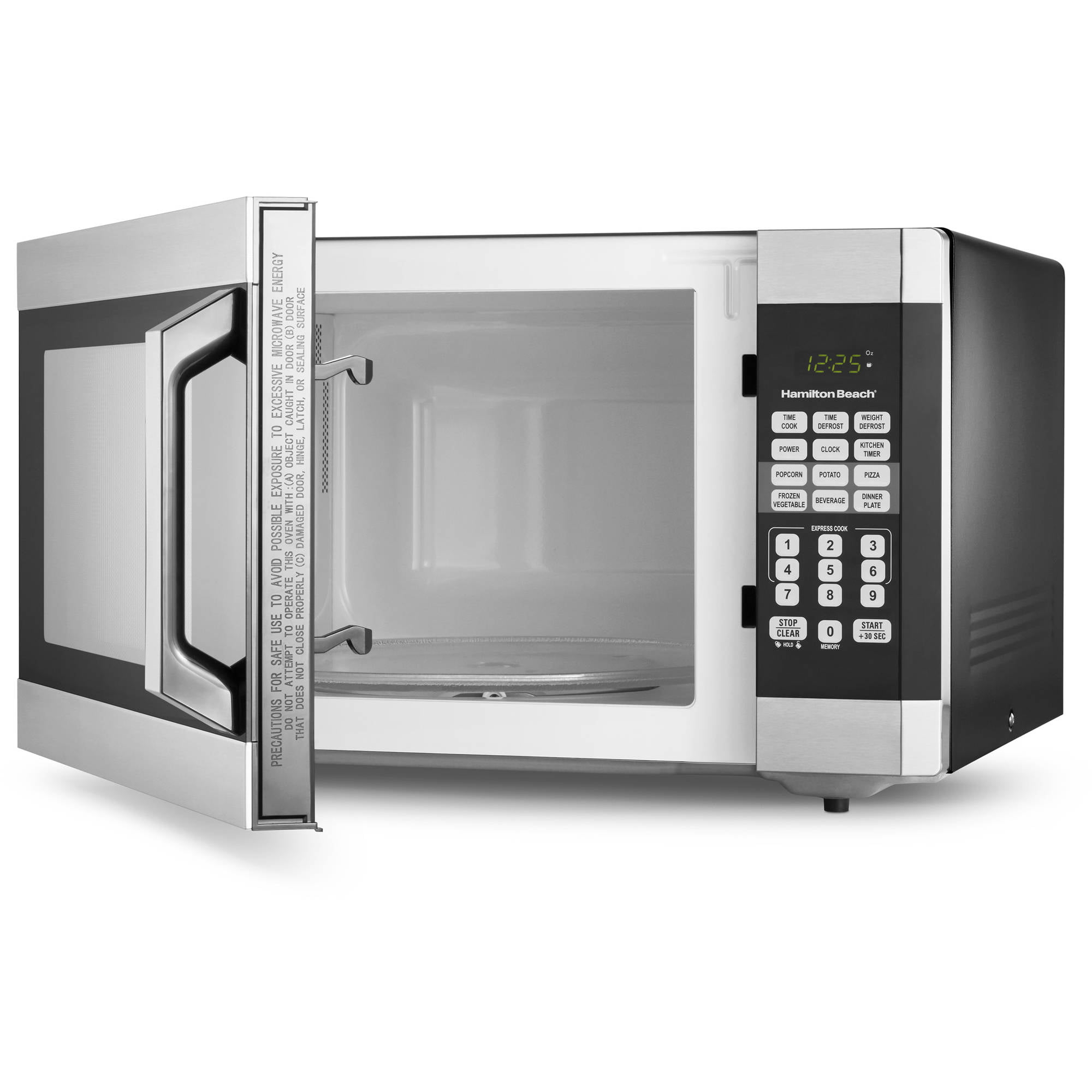 Stainless Steel Digital Microwave Oven by Hamilton Beach