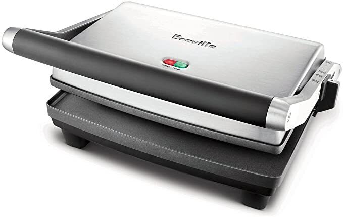 Breville BSG520XL Panini Duo, Stainless-Steel, 1500 W, Silver