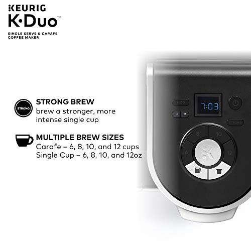 Keurig K-Duo Coffee Maker - Brews K-Cups and Ground Coffee