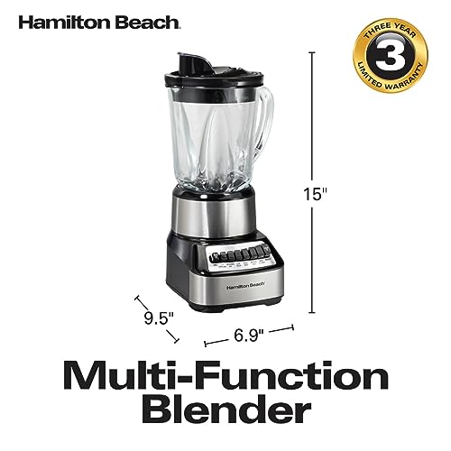 Hamilton Beach Blender with 14 Functions, Stainless Steel