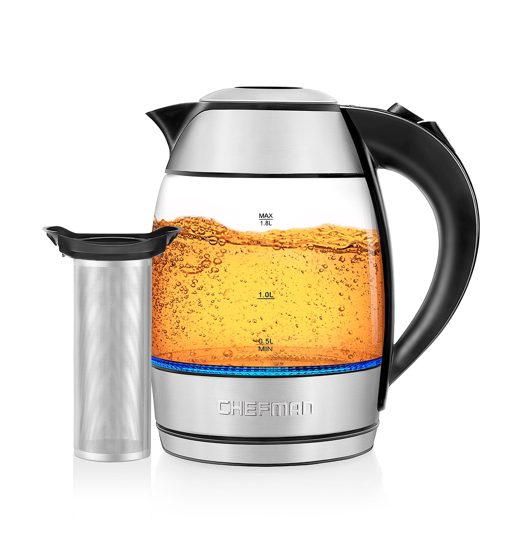 Electric Glass Kettle with Tea Infuser