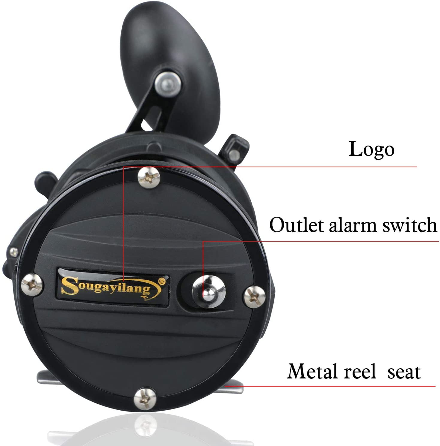 Sougayilang Powerful Drag Trolling Fishing Reel - Saltwater