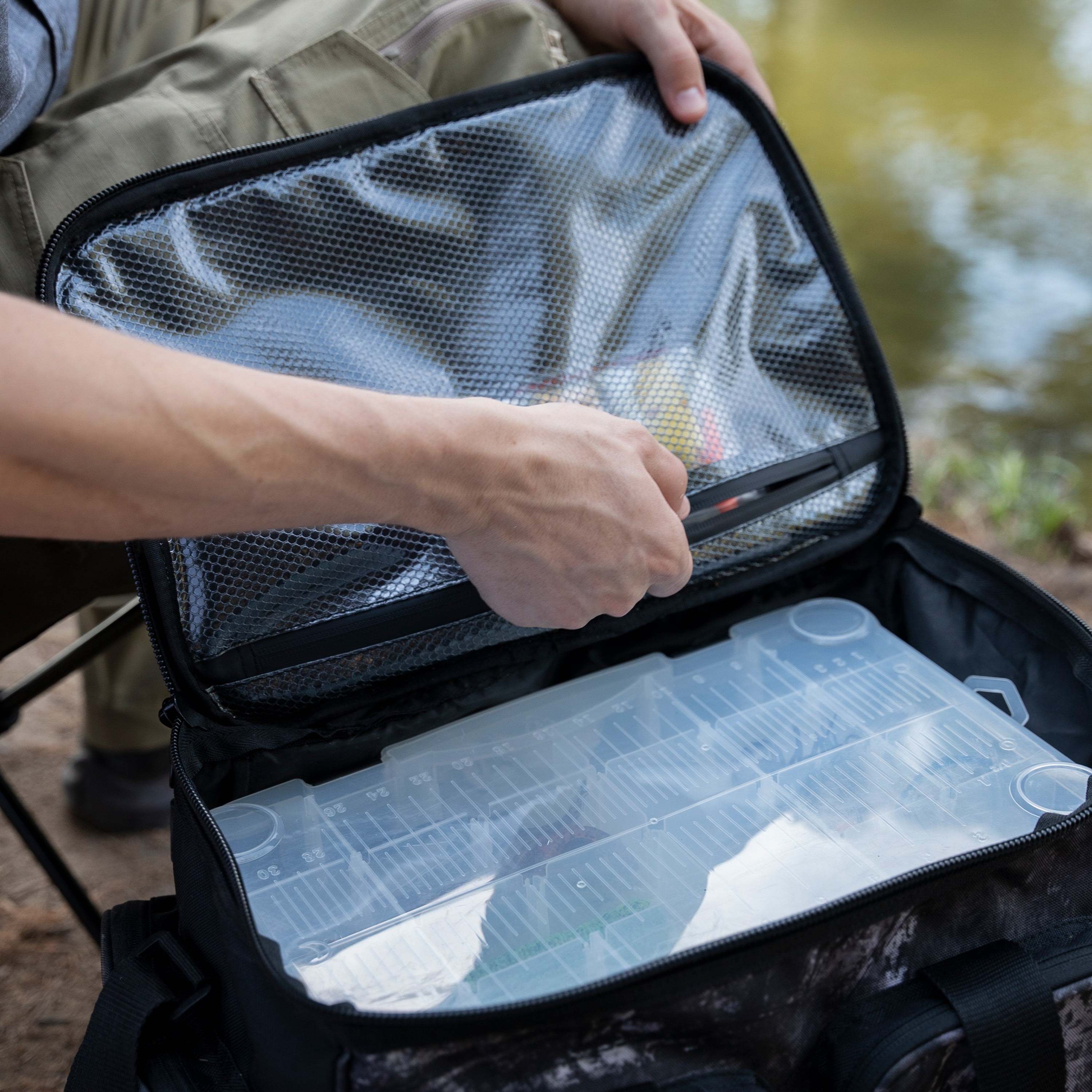 Realtree Gray Camo Tackle Bag - 36L