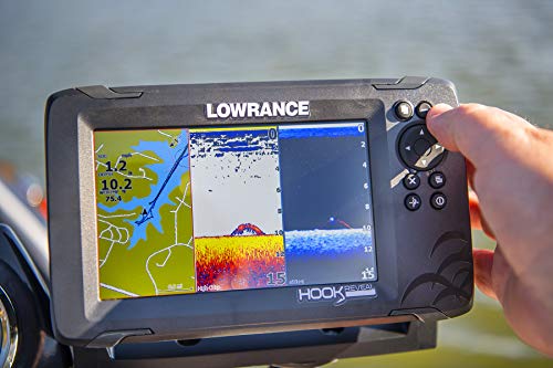 7" Lowrance HOOK Reveal SplitShot - C-MAP Included