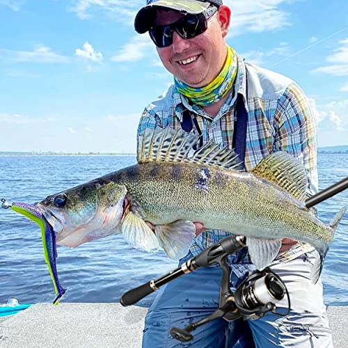 PLUSINNO Fishing Combo: Telescopic Rod with Spinning Reel