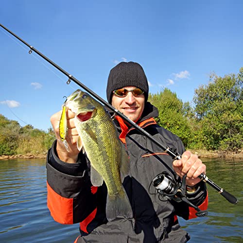 PLUSINNO Fishing Combo: Telescopic Rod with Spinning Reel