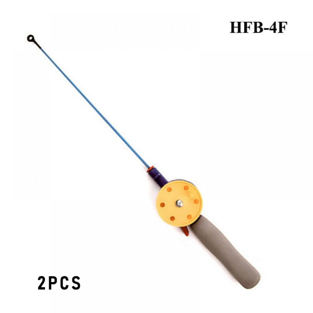 Winter Ice Fishing Rods - 2-Pack Solid Ice Rods